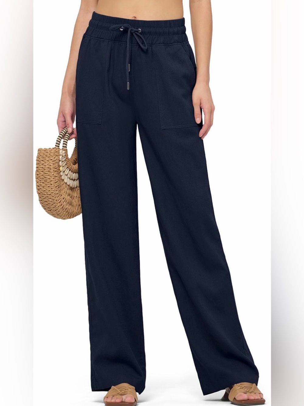 Willet Linen Pants Wide Leg- 31in